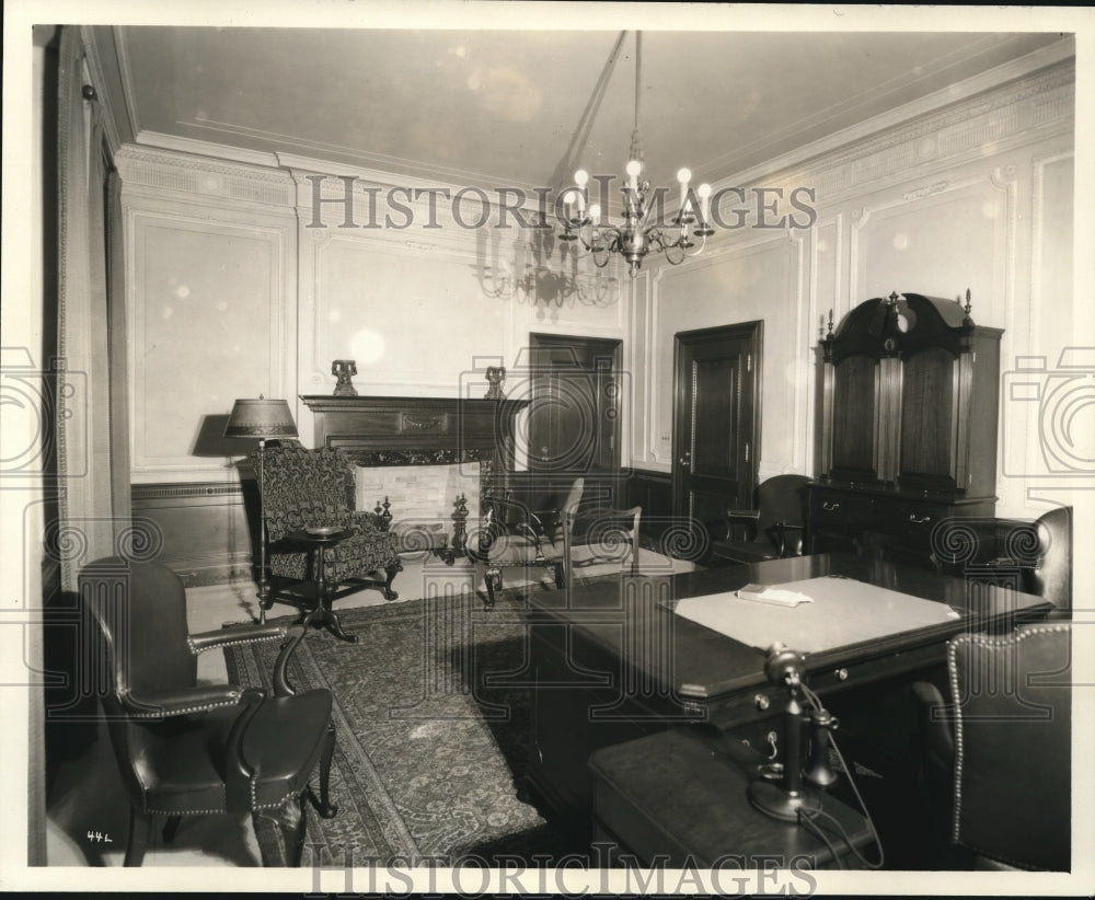 1927 Press Photo Office of Vice-President &amp; General Manager, Ohio Bell building- Historic Images