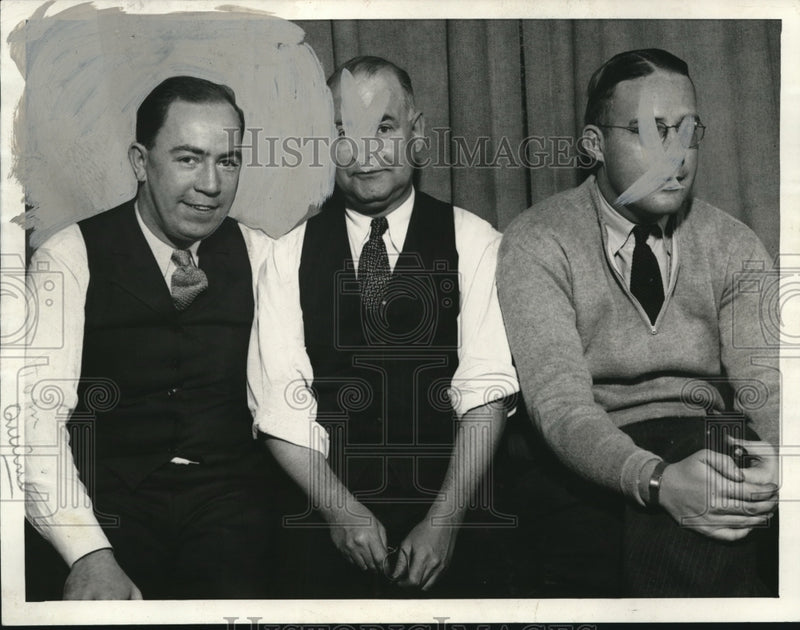 Load image into Gallery viewer, 1934 Press Photo Tom Quinn Don Palmer Chuck Baug
