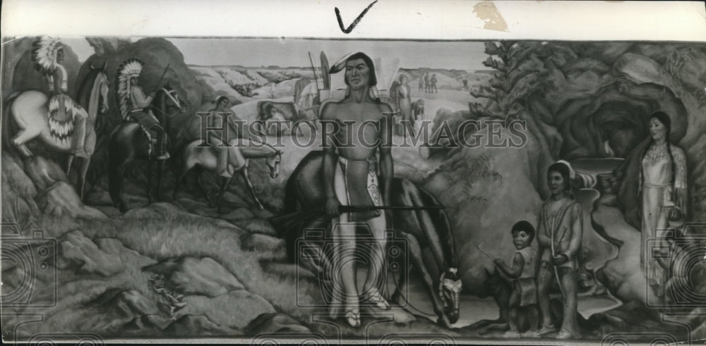 1941 Press Photo Chief Red Bird, leader of the Cheyenne Indian tribe