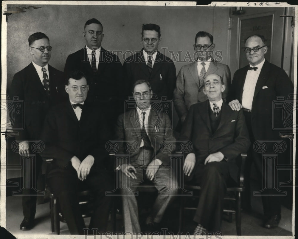 1926 Press Photo Men in-charge of mechanical department of the News- Historic Images