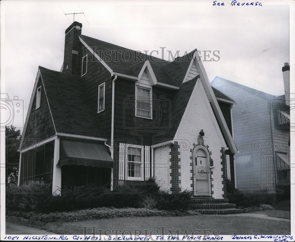 1961 Press Photo The English Colonial purchased by David J. Flynn- Historic Images