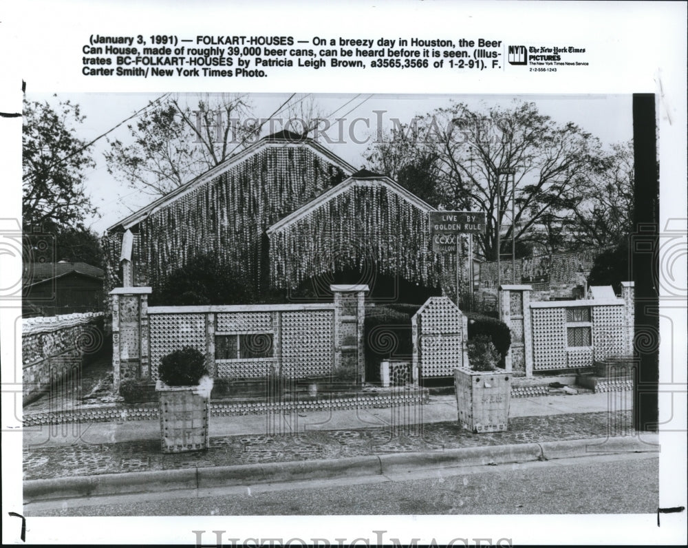 1991 Press Photo Unusual Houses- Historic Images