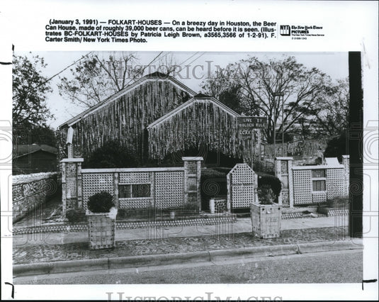 1991 Press Photo Unusual Houses- Historic Images