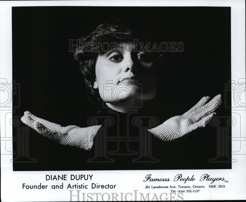 1964 Press Photo Diane Dupuy Famous People Players Founder- Historic Images