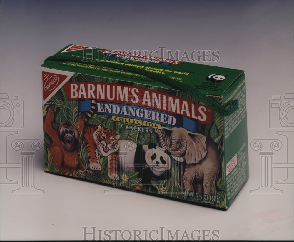 1995 Press Photo Animal crackers snacks- Historic Images