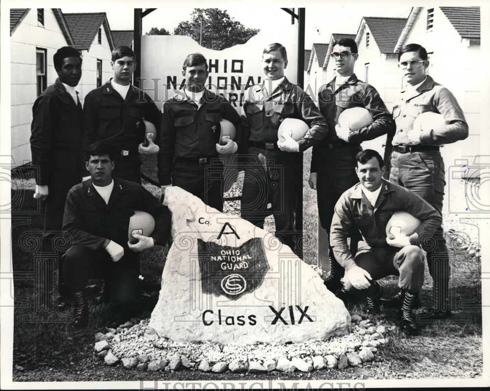 1972 Press Photo Ohio National Guard from the State Officer Candidate School
