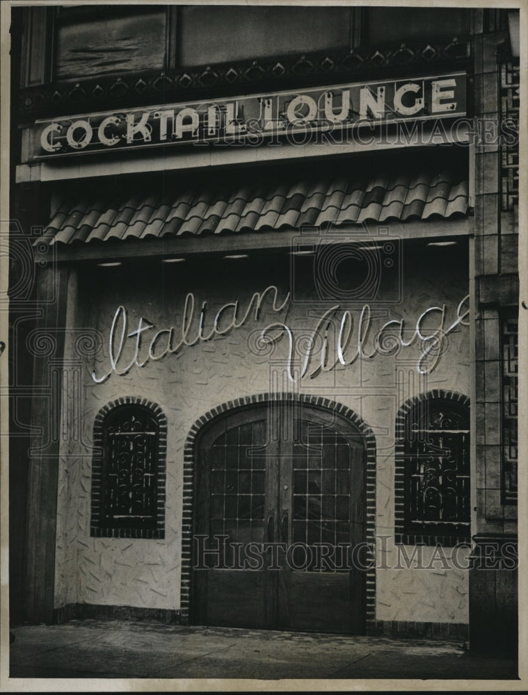 1942 Press Photo The Italian Village on Euclid Ave- Historic Images