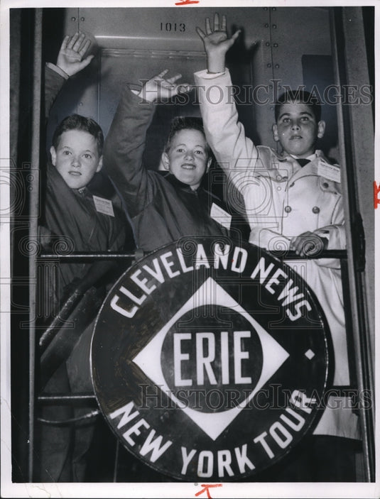 1959 Press Photo Red head twins Barrett & Lawrence Dorsey& John Curva - Historic Images
