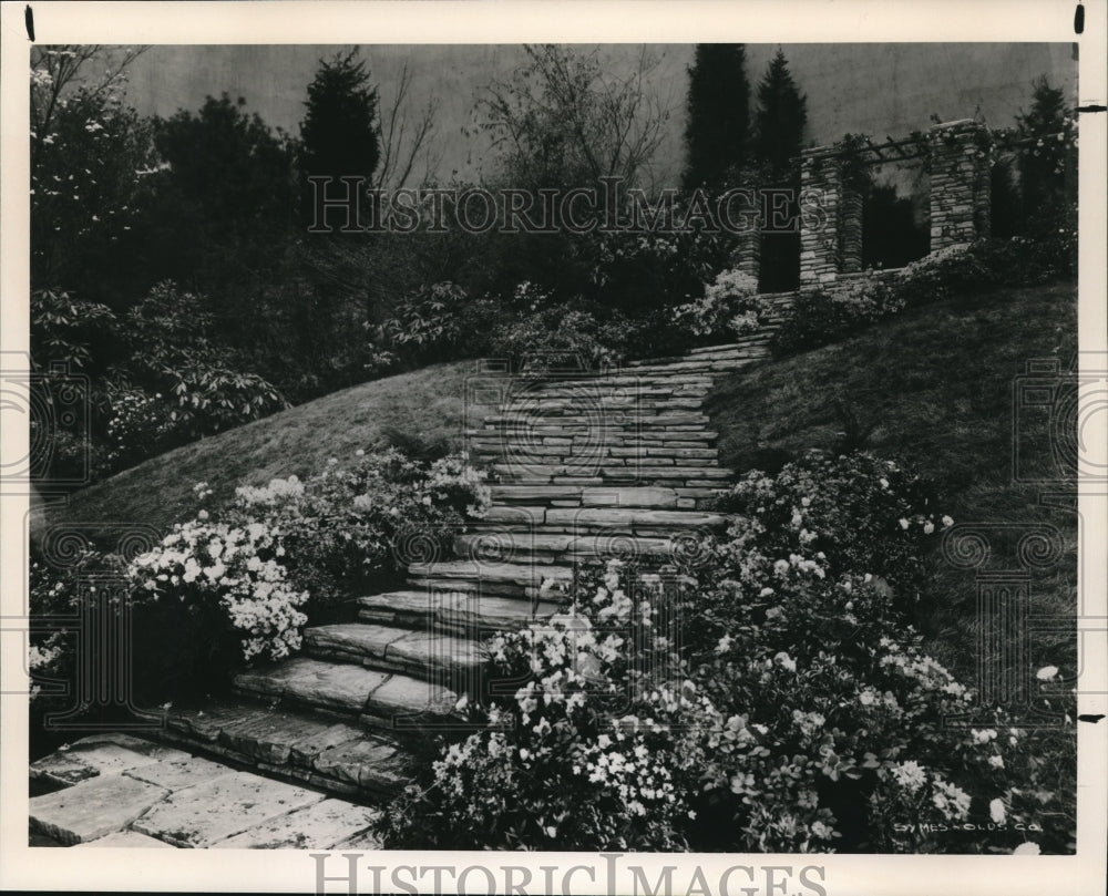 1993 Press Photo Amazing garden displays at the Cleveland Home &amp; Flower Show- Historic Images