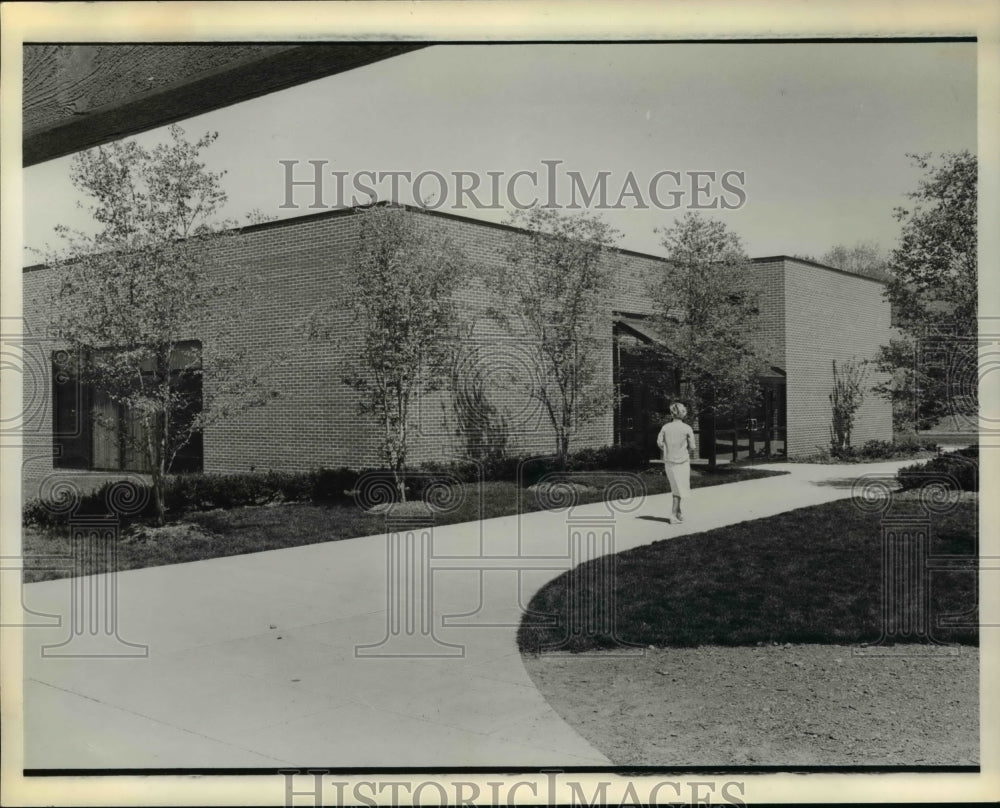 1981 Press Photo The library at Holden Arboretum- Historic Images