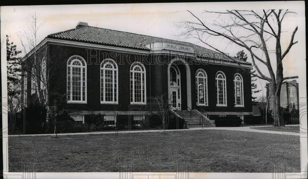 1971 Press Photo The Rocky River Library- Historic Images