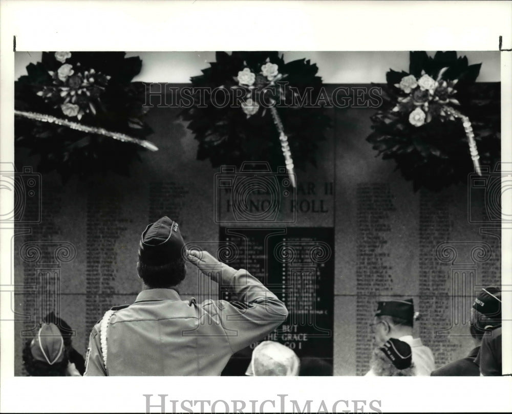 1991 Press Photo The Memorial Day Association of Maple Heights- Historic Images