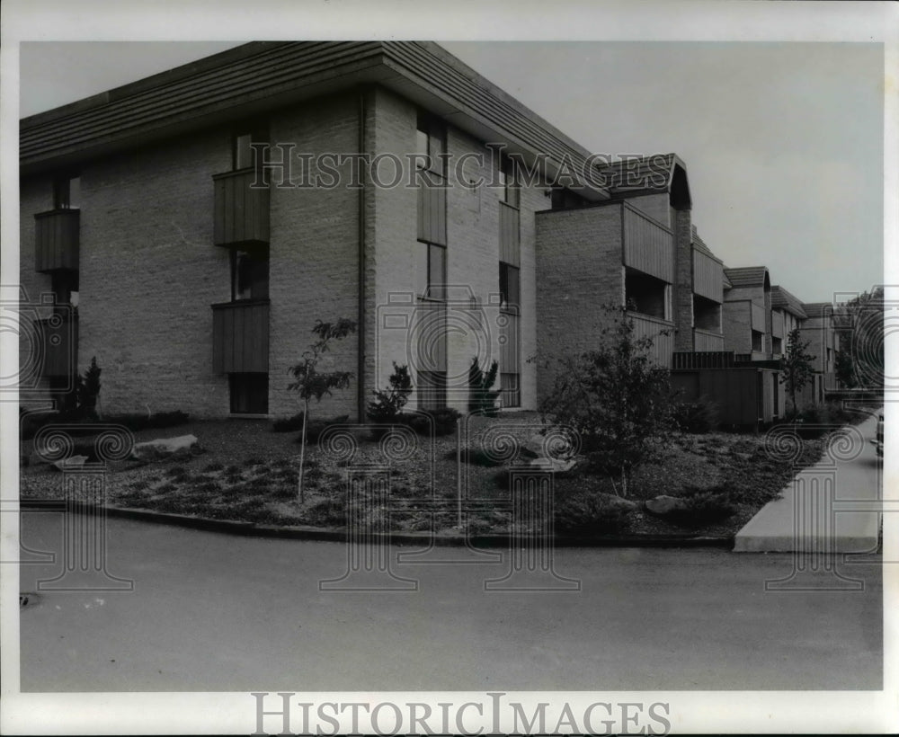 1972 Press Photo Apartments at Ridgeglen Place in Mentor- Historic Images