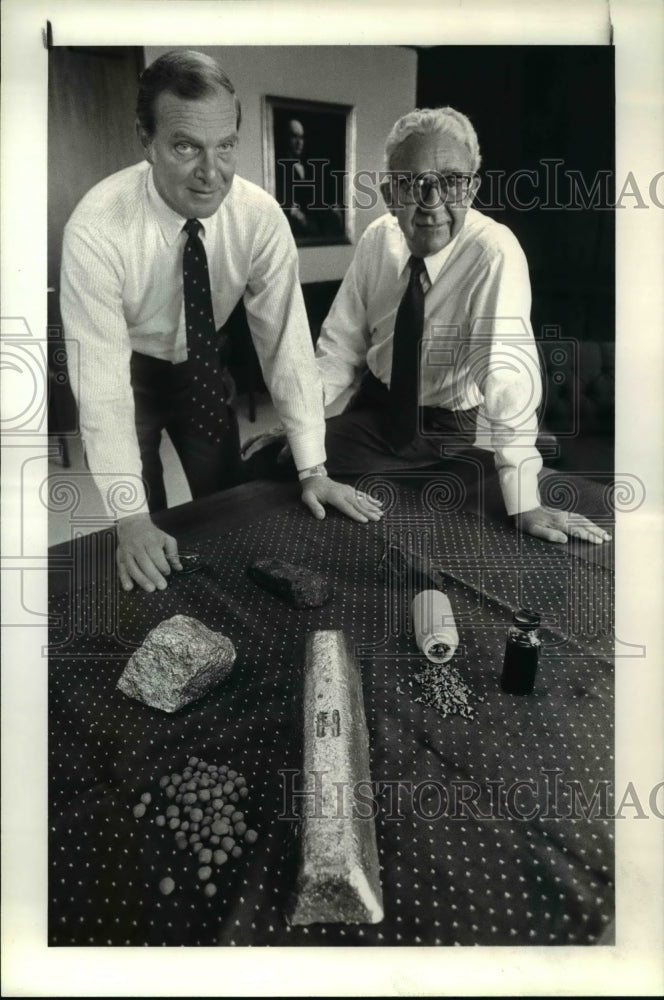1984 Press Photo Carl Nickels and Robert Anderson- Historic Images