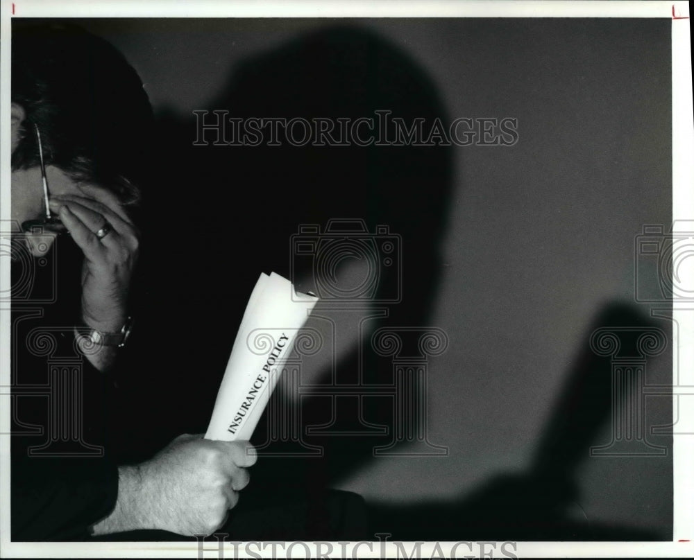 1991 Press Photo Job Insurandle Illustration- Historic Images