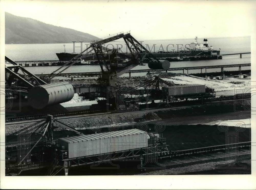 1974 Press Photo Hanna Mining Co. Aquas Claras Ore Mine Beld Horinzonte Brazil - Historic Images
