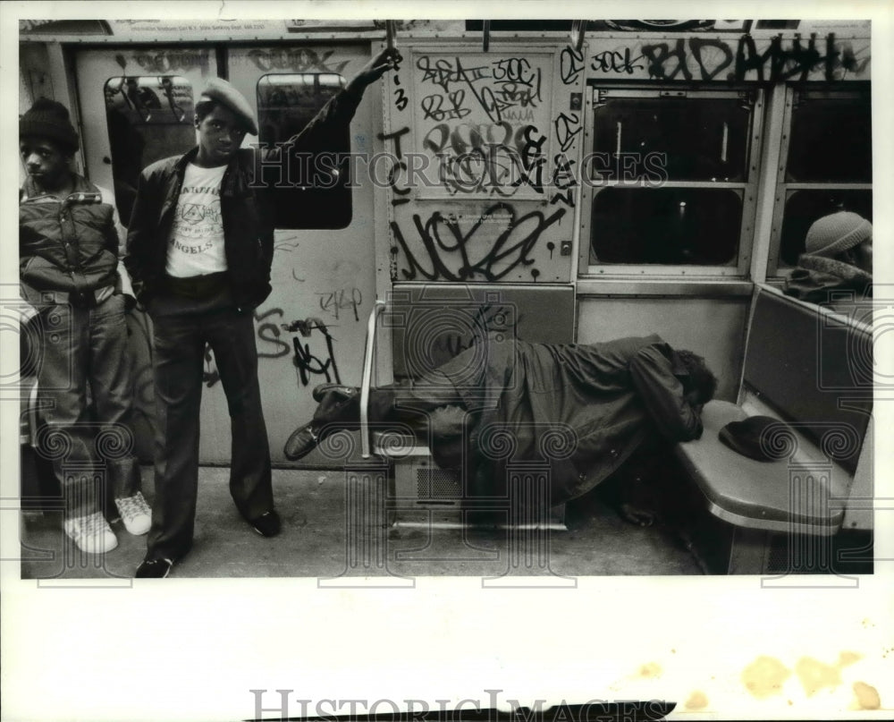 1981 Press Photo Guardian Angels- Historic Images