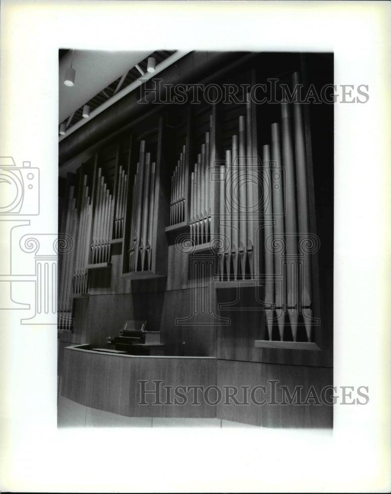 1992 Press Photo Holtkamp Pipe Organ at CSU - cva68592- Historic Images