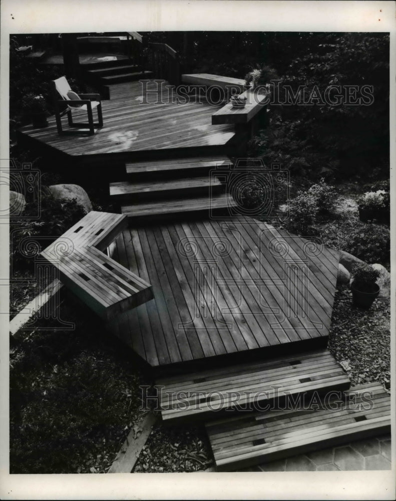 1979 Press Photo The patio- Historic Images