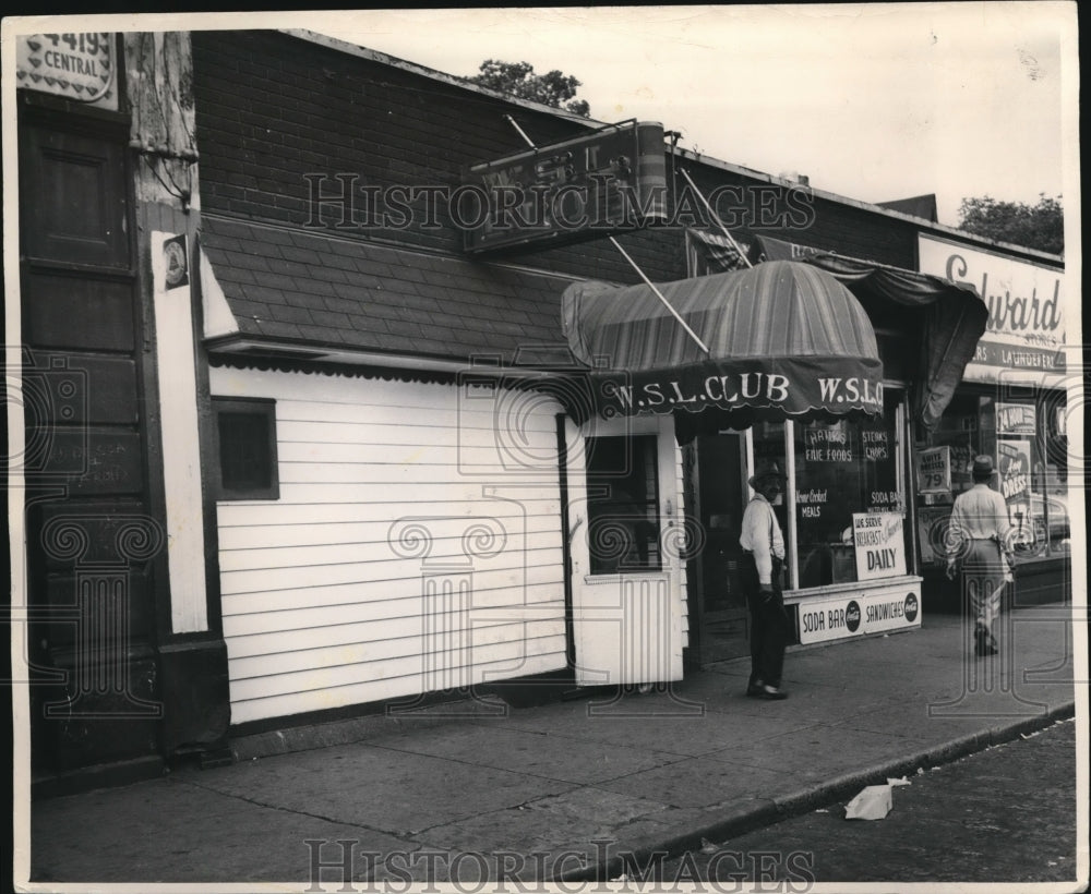 1949 Press Photo The W.L.S. Club in Central Avenue- Historic Images