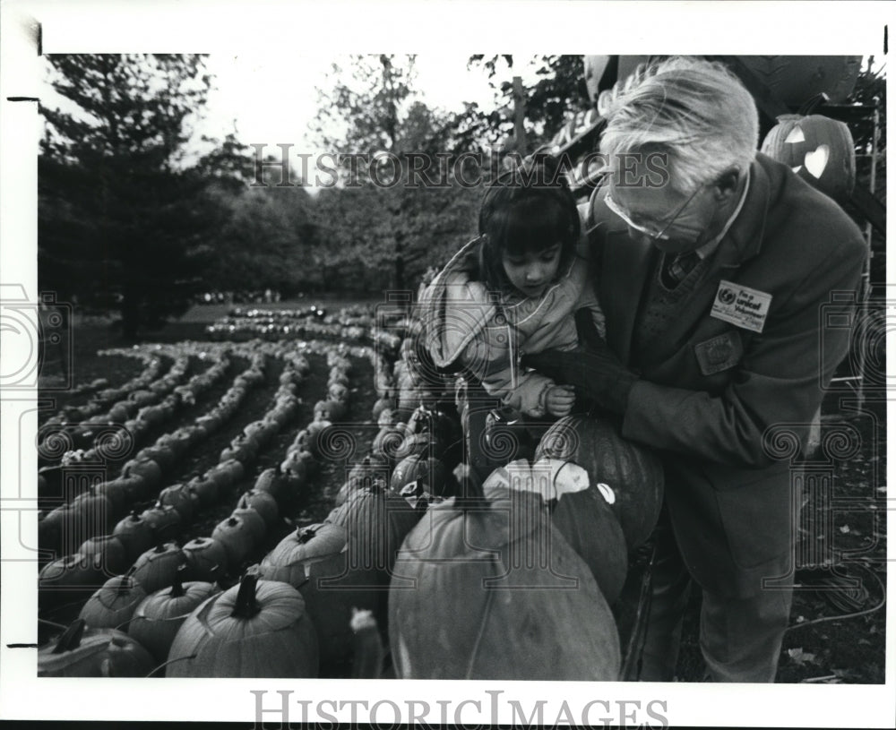 1990 Press Photo Fruits Pumpkins- Historic Images