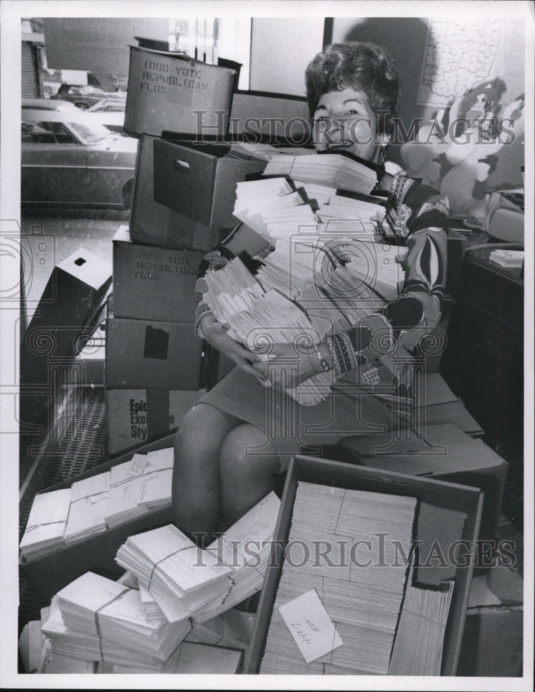 1968 Press Photo Mrs. Claudia Guzzo, Women&#39;s Division chairman - cva70126- Historic Images