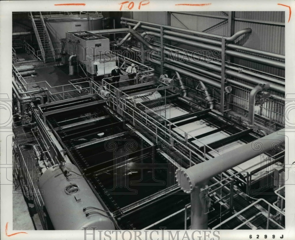 1967 Press Photo Republic Steel Corp Water Pollution control- Historic Images