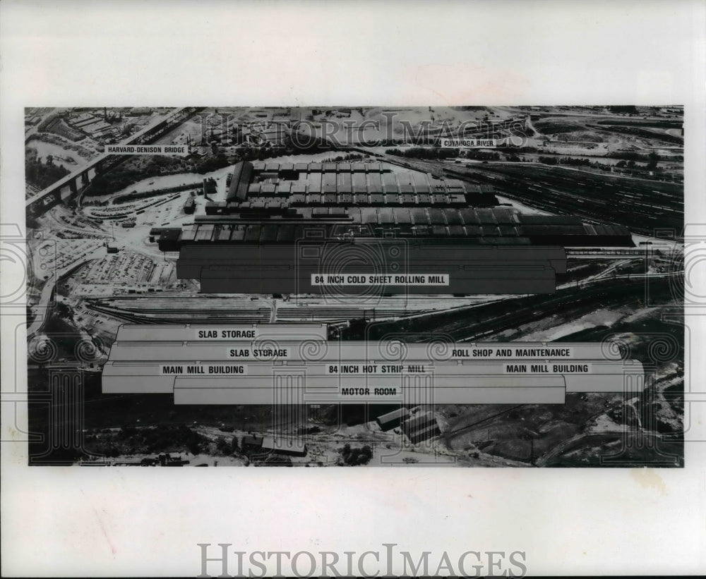 1966 Press Photo Republic Steel Corp to build on 84&quot; continuous hot strip mill- Historic Images