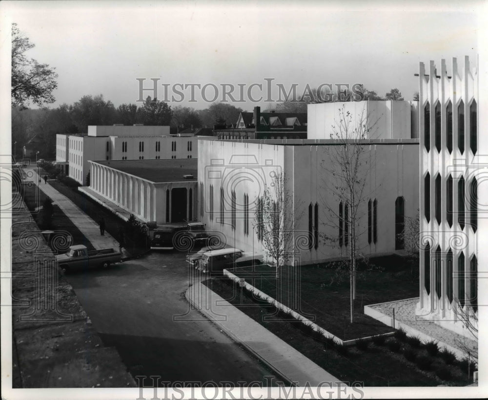 1964 Press Photo East View of Oberlin College Conservatory of Music- Historic Images