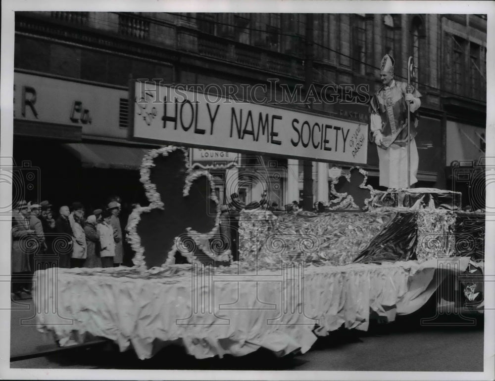 1960 Press Photo St. Patrick&#39;s Day Parade- Historic Images