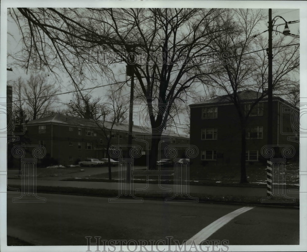 1964 Press Photo The Park West Apartments- Historic Images