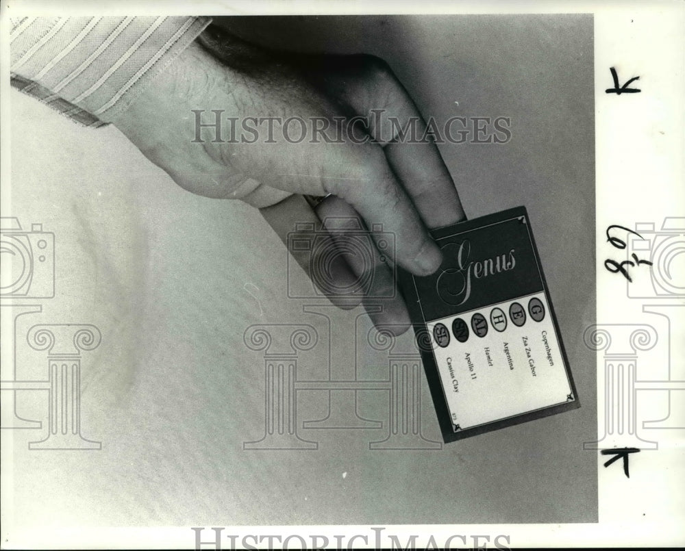 1984 Press Photo Trivial Pursuit- Historic Images