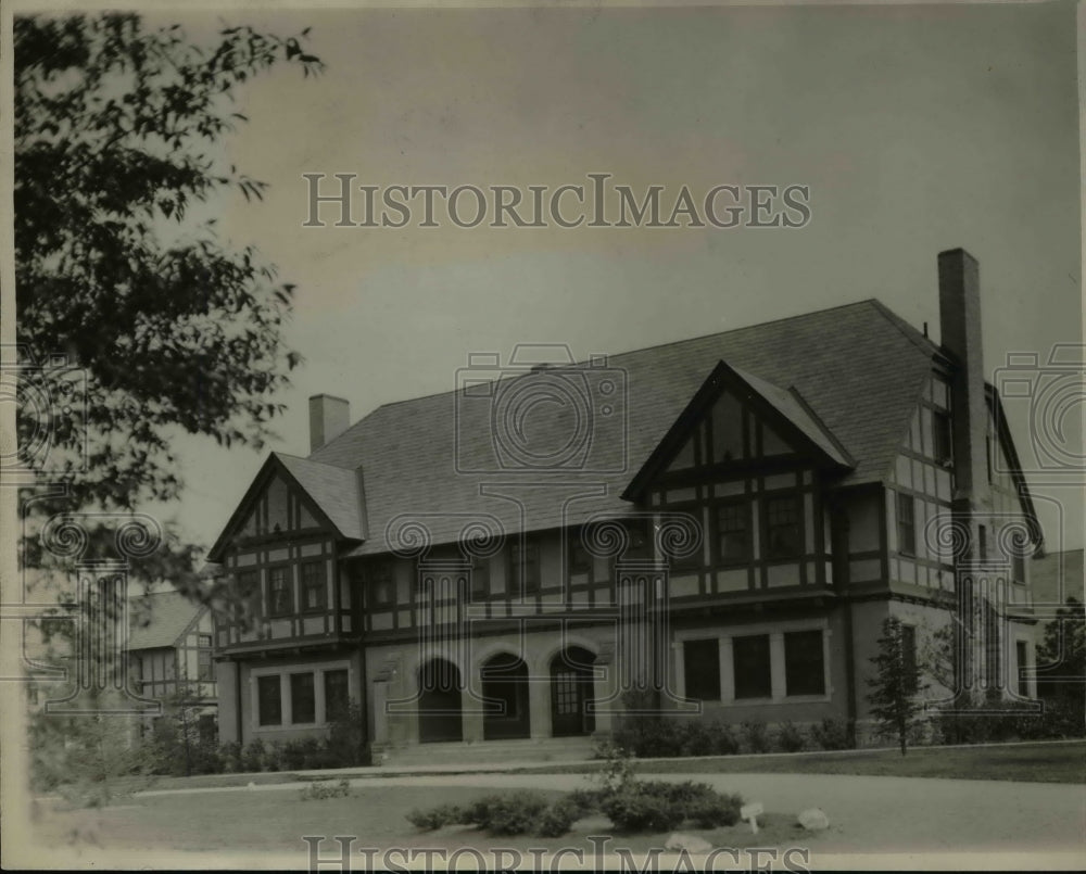 1929 Press Photo Office of Cleveland Protestant Orphanage- Historic Images