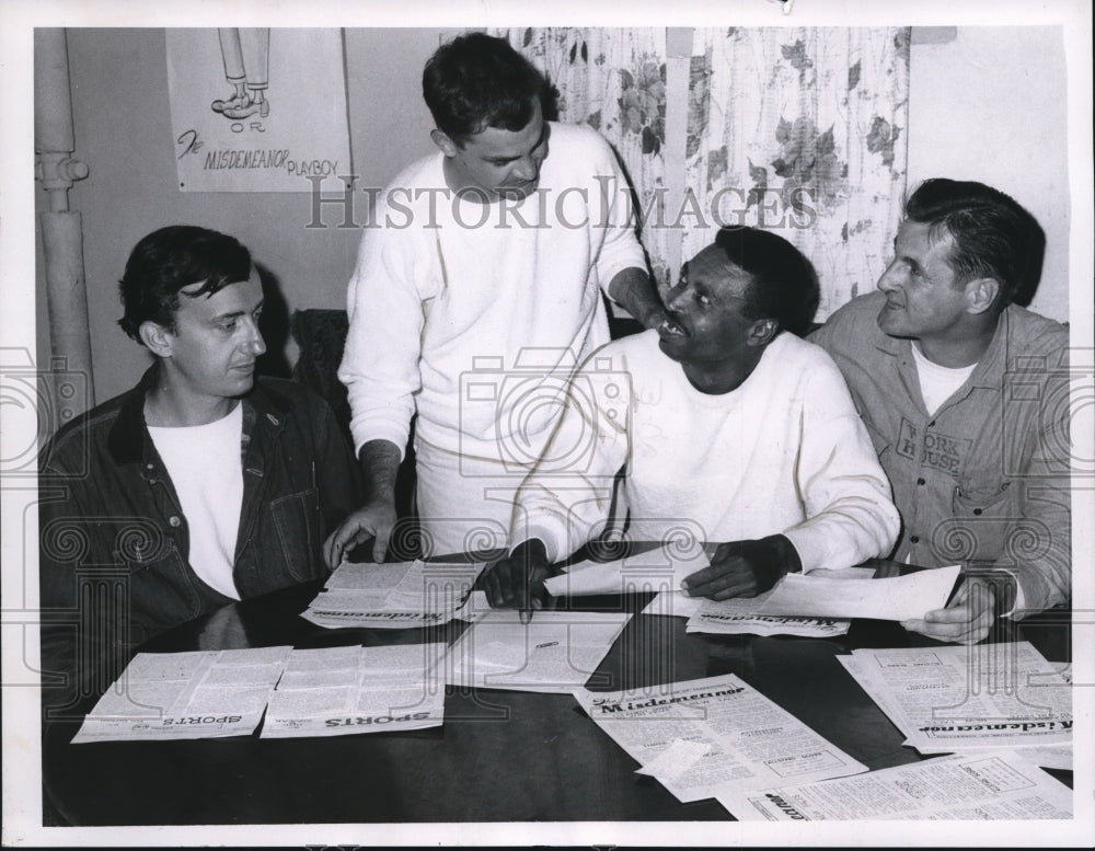 1966 Press Photo Misdemeanor Staff, Warrensville Workhouse prison - cva72344- Historic Images