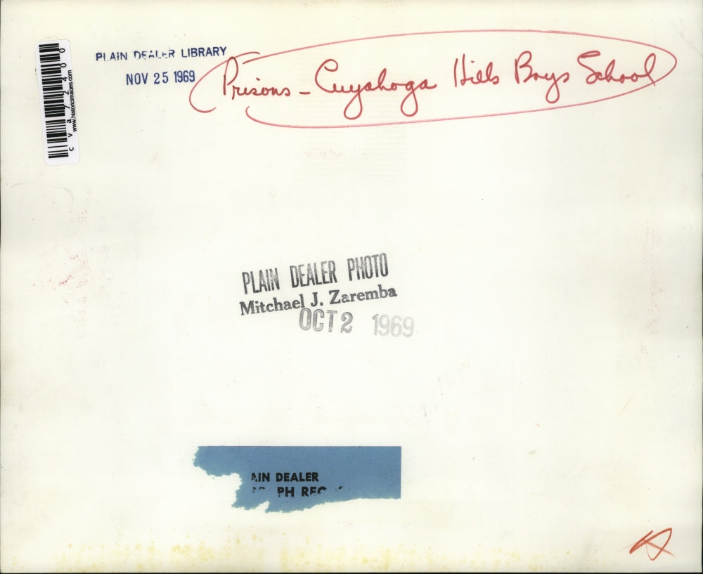 1969 Press Photo Cuyahoga Hills Bays School Prison - cva72400