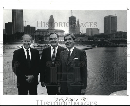 1990 Press Photo William Bryant, Renold Thompson & William Williams- Historic Images