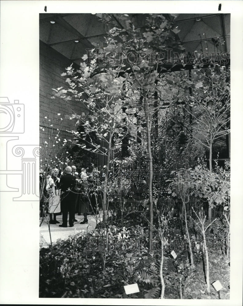 1986 Press Photo Garden Center of Greater Cleveland Spring Preview- Historic Images