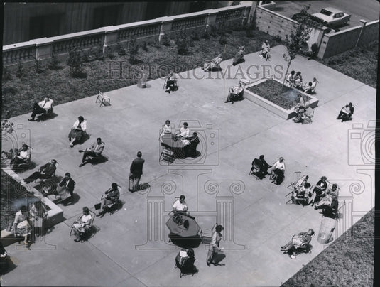 1960 Press Photo Scene from Main Library, Former Eastman Park - cva73477- Historic Images