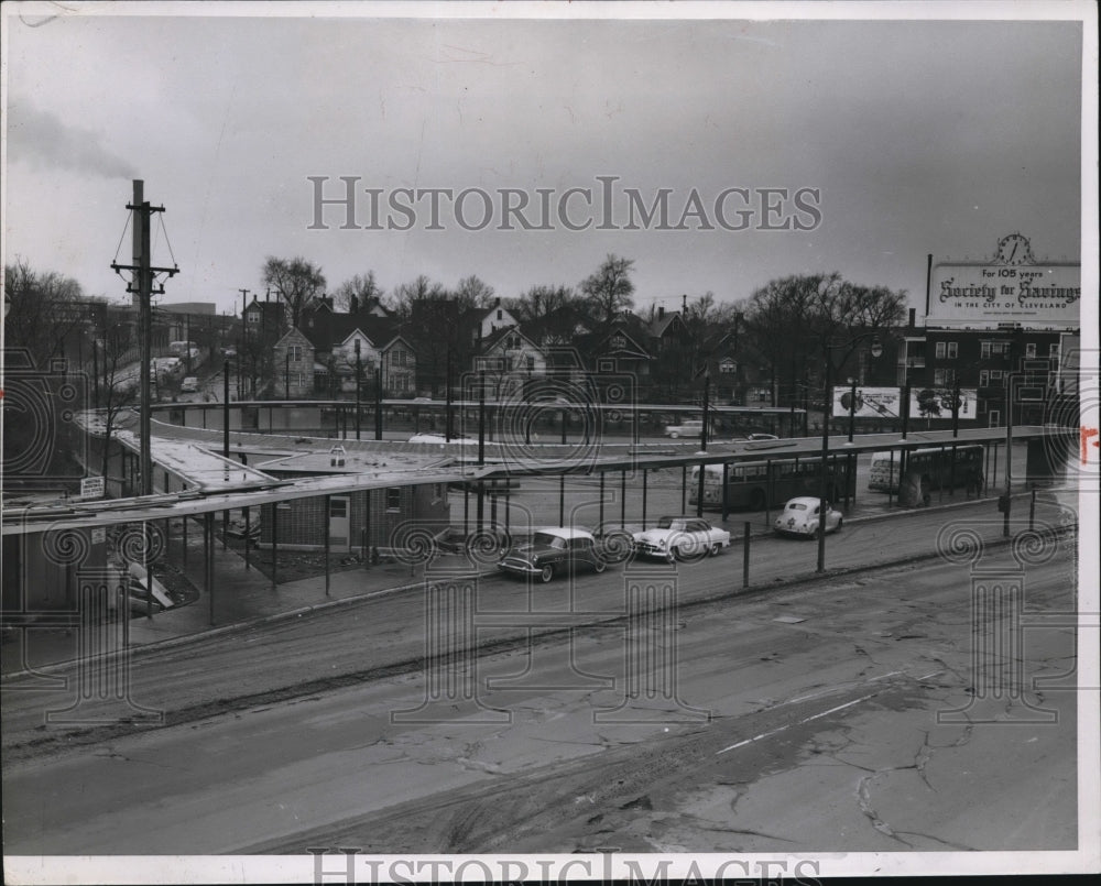 1956 Press Photo The Rapid Transit Cedar station - cva74064- Historic Images