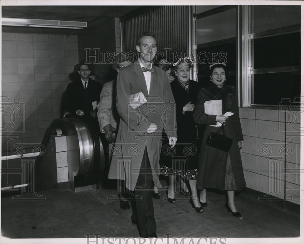 1955 Press Photo Windamere Station- Rapid Transit opening - Historic Images