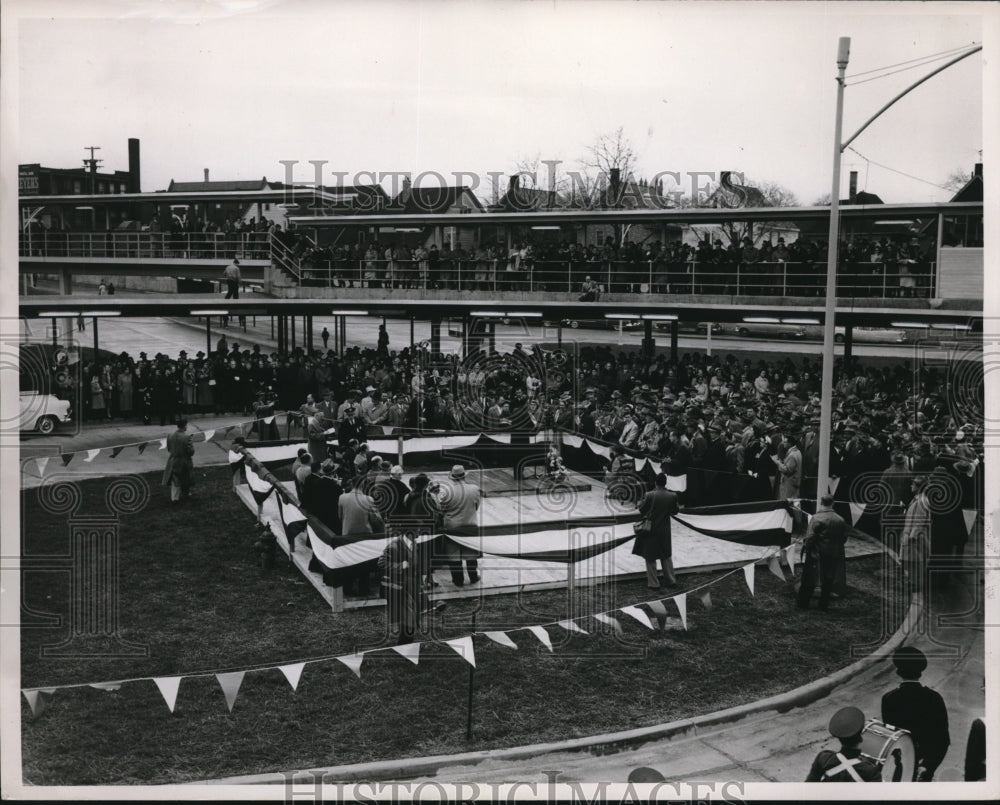 1965 Press Photo Rapid Transit Opening Day Ceremonies. - cva74393- Historic Images