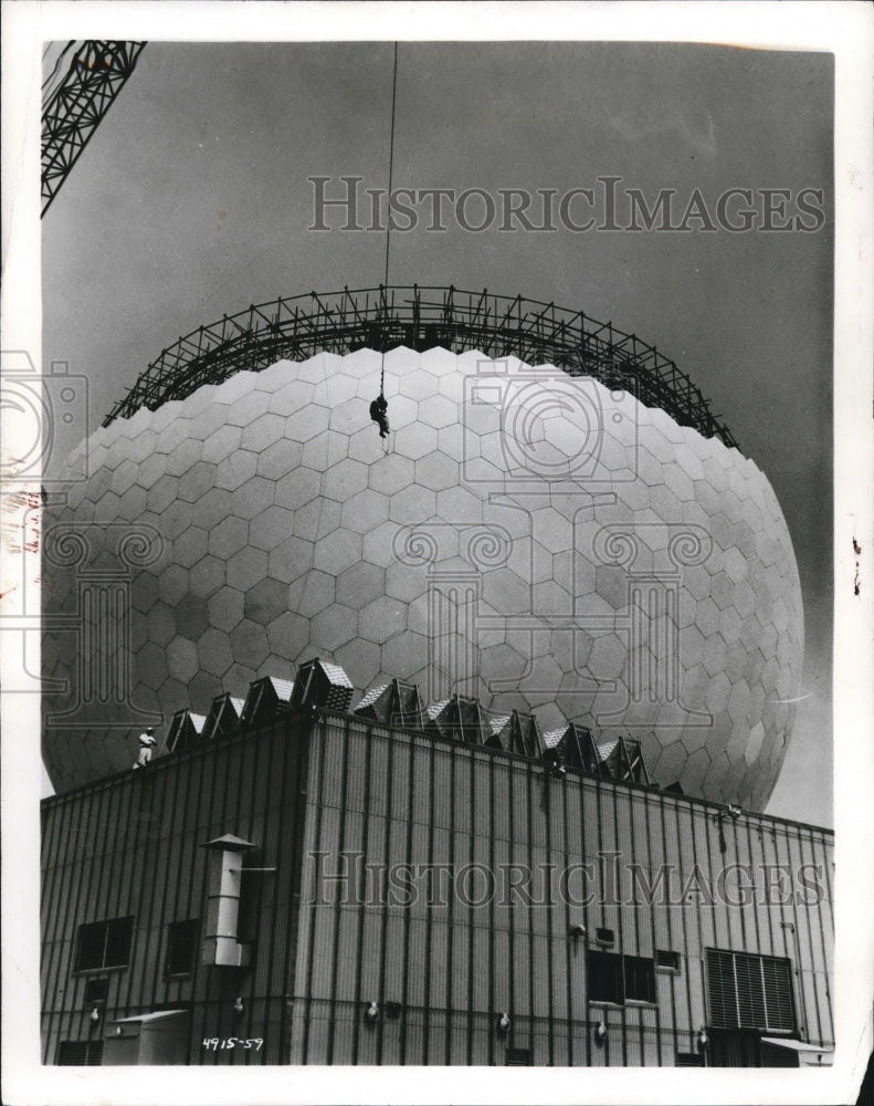 1959 Press Photo Radome for radio corp of America - cva74407- Historic Images