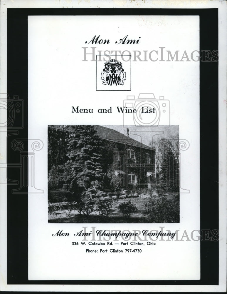 1968 Press Photo Mon Ami Restaurant- Historic Images