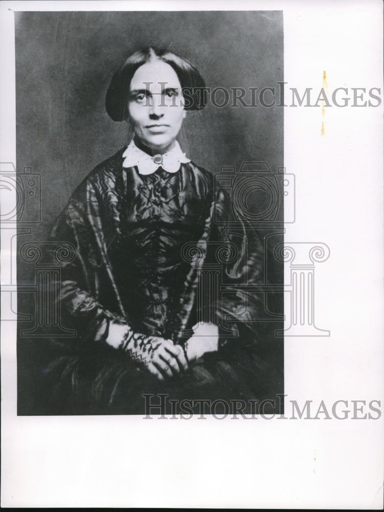 1963 Press Photo Caroline M. Rudd, 1 of 4 of the world&#39;s first co-eds at Oberlin- Historic Images