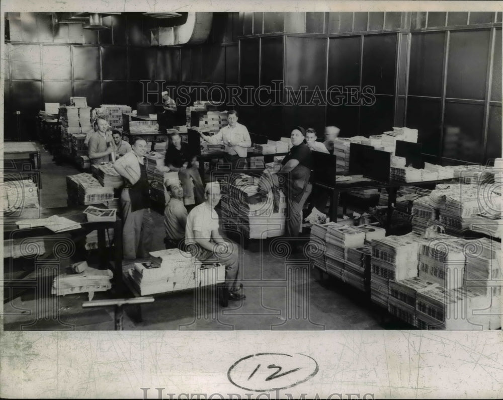 1955 Press Photo CPD Employees- Historic Images