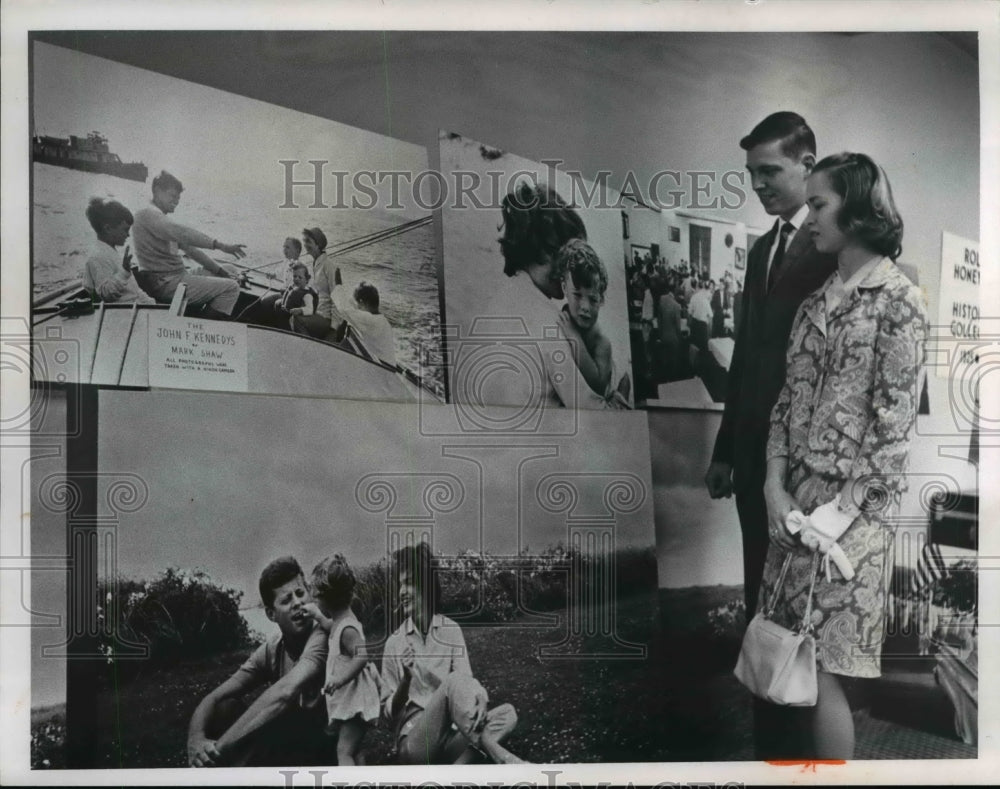 1967 Press Photo A Photographic Study of John F.Kennedy at Cleveland Camera Show- Historic Images