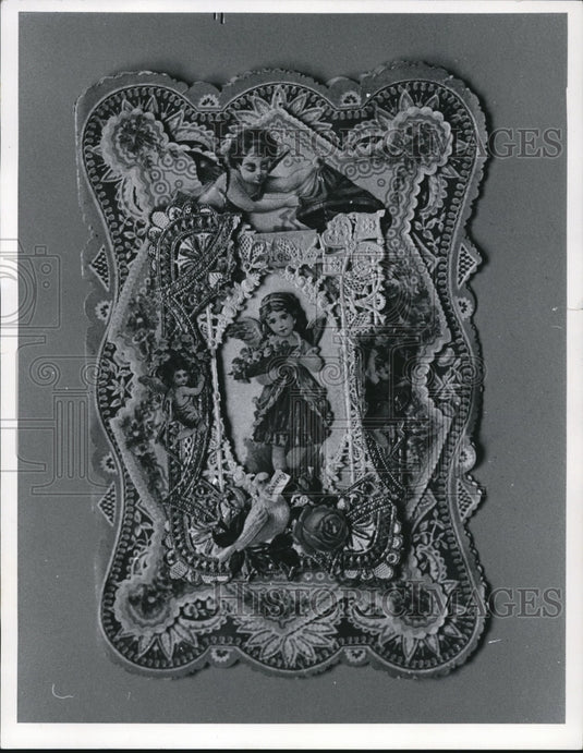 1966 Press Photo The Valentine Card of the Gay 90's- Historic Images