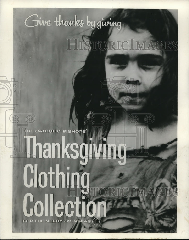 1964 Press Photo Thanksgiving Poster- Historic Images