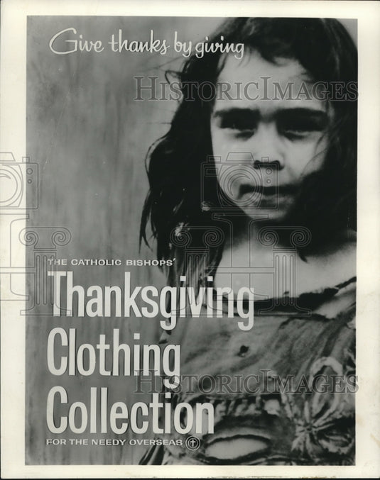 1964 Press Photo Thanksgiving Poster- Historic Images