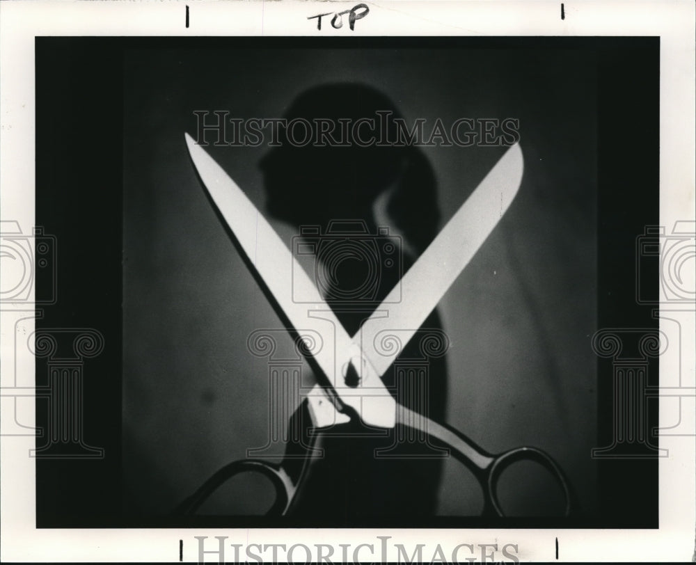 1991 Press Photo A Pair of Scissors- Historic Images